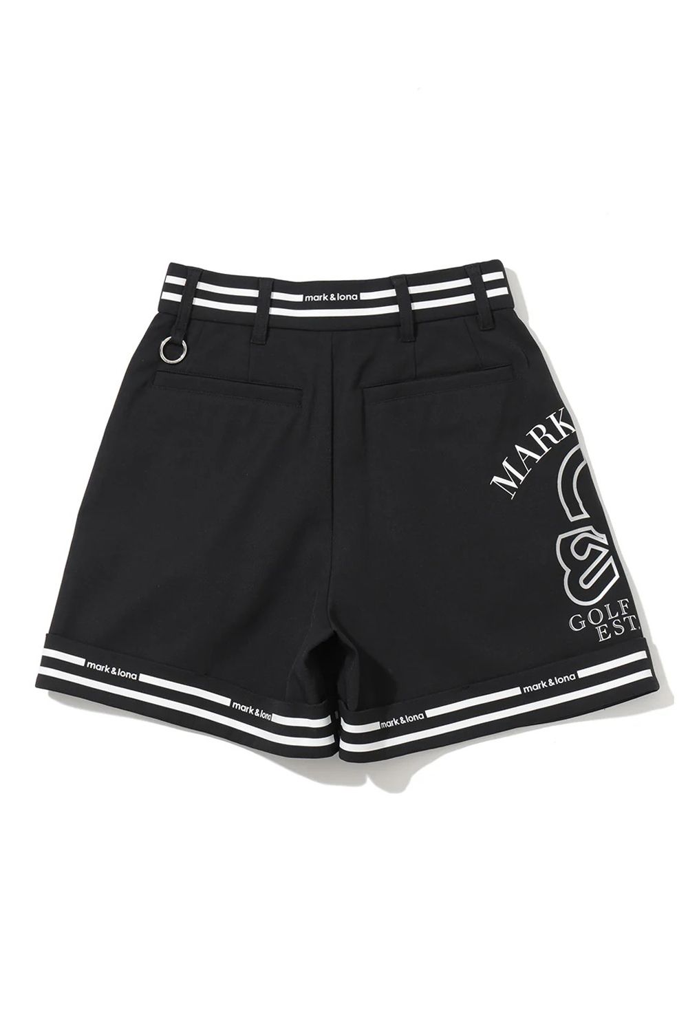 【26SS】【レディース】 VELA NAUTICA CULOTTES / バイカラー マリンテイスト キュロットパンツ (ブラック)