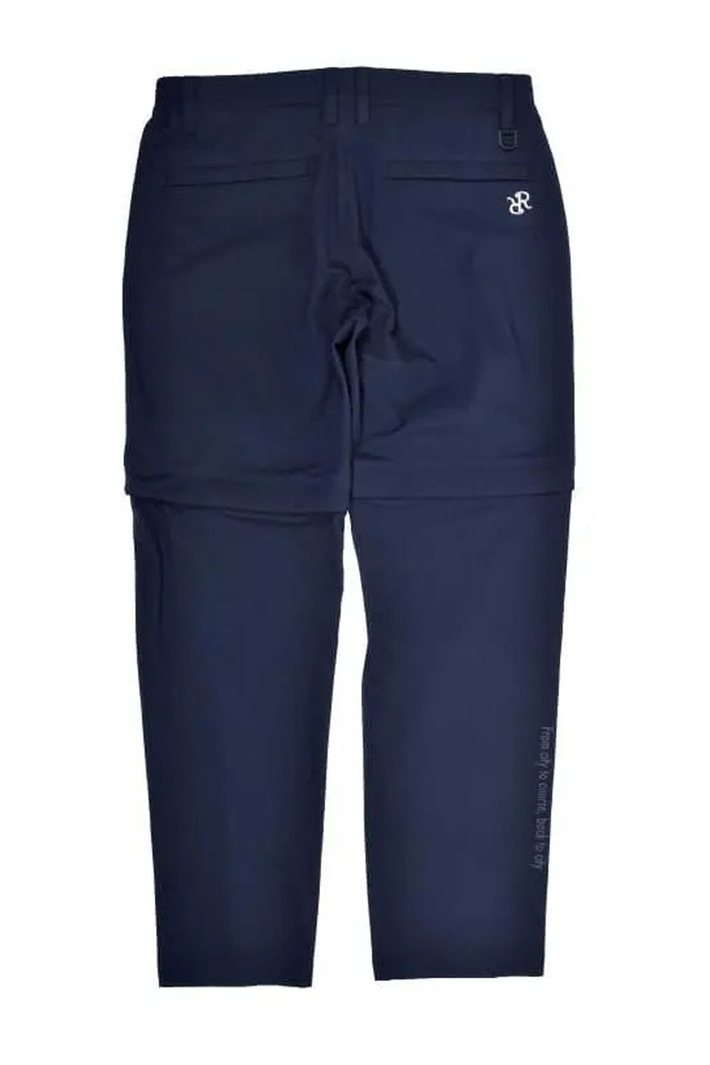 【26AW】 MENS DETACHABLE PANTS / ワッフル生地 ヘムデタッチャブル 2WAYパンツ (ネイビー)*