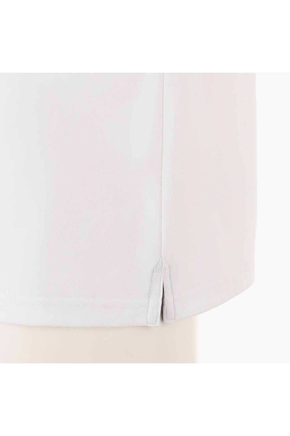 【26AW】 MEN’S TOUR LS HIGHNECK / ベーシック ブランドロゴ 長袖モックネックTシャツ (ホワイト)