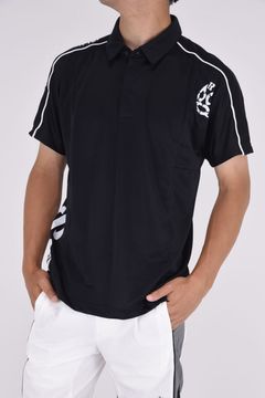 MULTI LOGO S/S POLO / マルチロゴ ショートスリーブ ポロシャツ (ブラック)