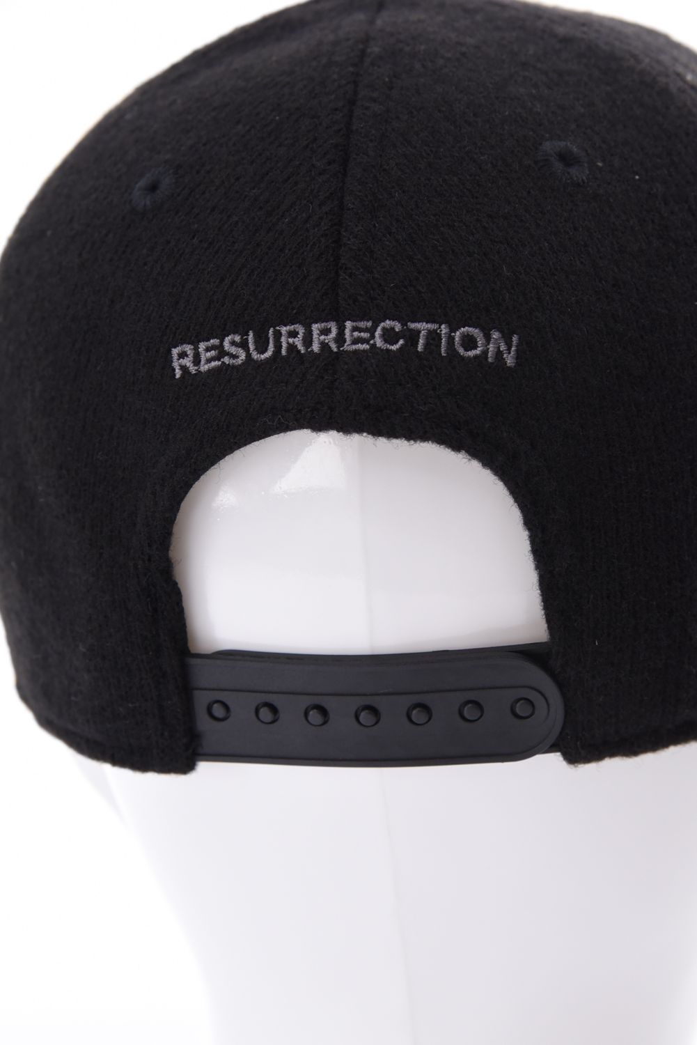 【26AW】 KNIT LIKE 2TONE CAP / ニットライク2トーンキャップ (フラット） (ブラック/グレー)