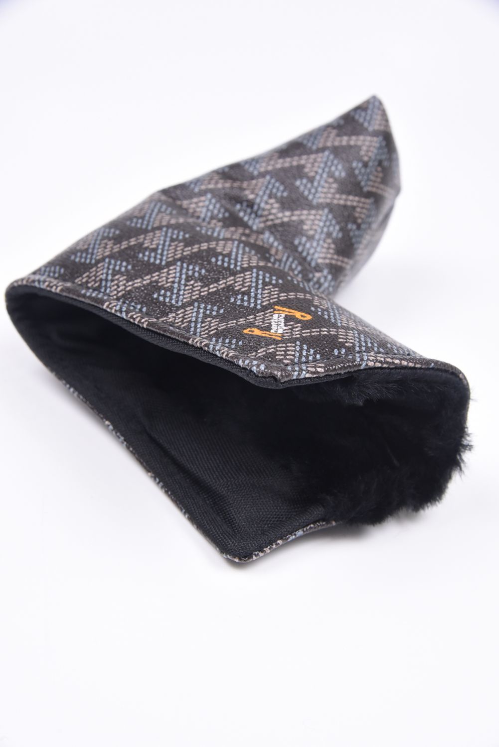 【10周年記念カラー】 Putter Cover (PING) No.2 / ブランドオリジナルテキスタイル パターカバー ピンタイプ (クラシックブラック)*