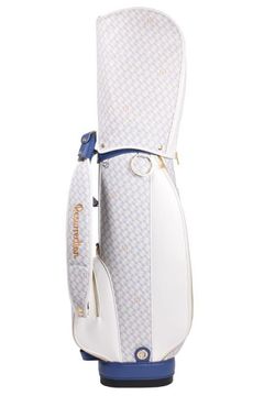 【銀行振込・代金引換不可】【返品・交換不可】 RALLINA (ラリーナ) / ブランドオリジナルテキスタイル カートタイプ キャディバッグ オーシャンホワイト*
