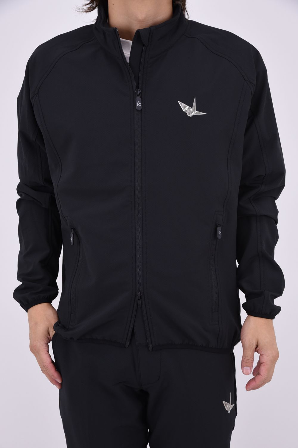 【26AW】 Wind Jacket / バックロゴ ウインドジャケット (ブラック)