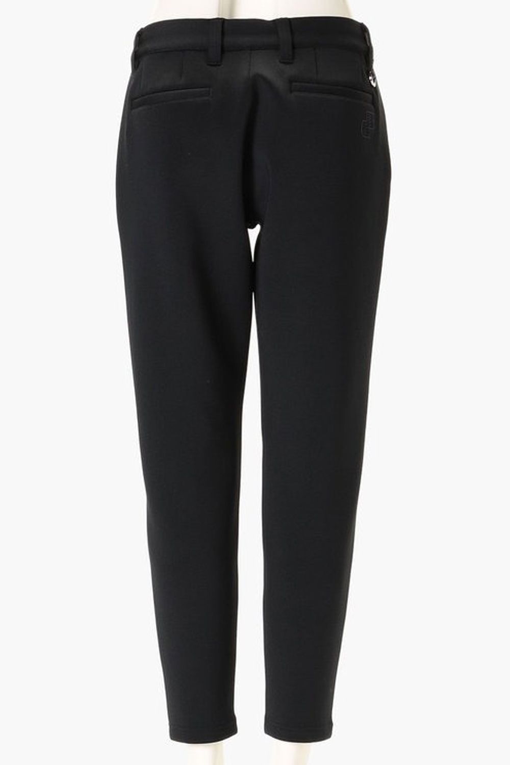 【26AW】【レディース】 WS STITCHED 3D LOGO SLIM PANTS / ステッチ ロゴ スリム パンツ (ブラック)