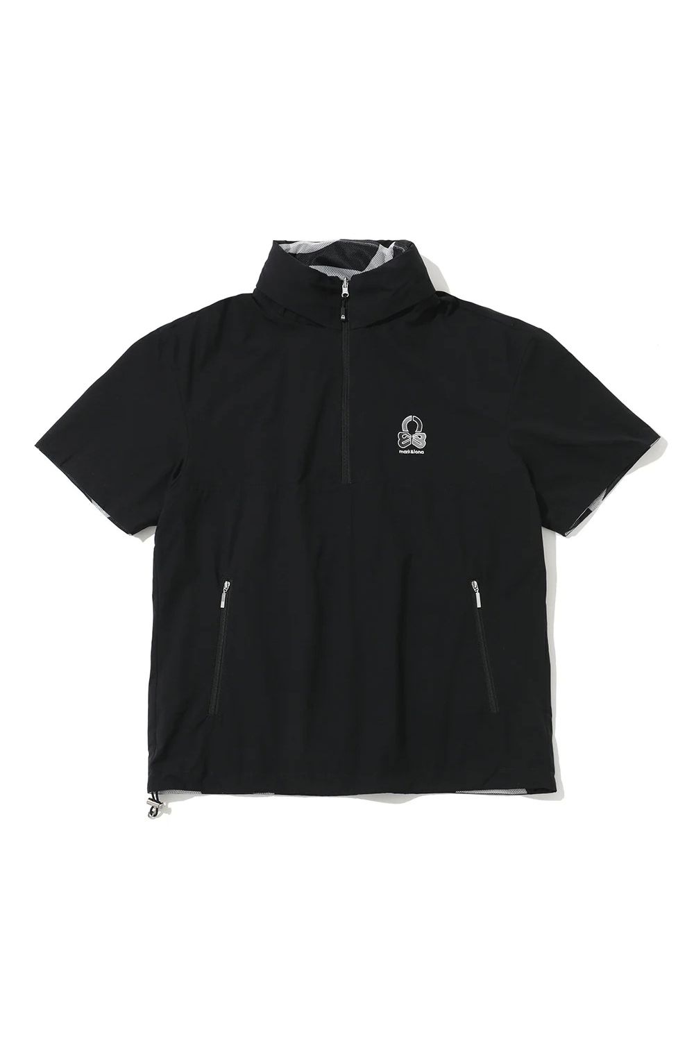 【2026SS 木村拓哉さん着用 VOL.4】 QUADRA AIR MESH 2-WAY PULLOVER / リバーシブル ショートスリーブプルオーバー (ブラック) (3月4日入荷予定)