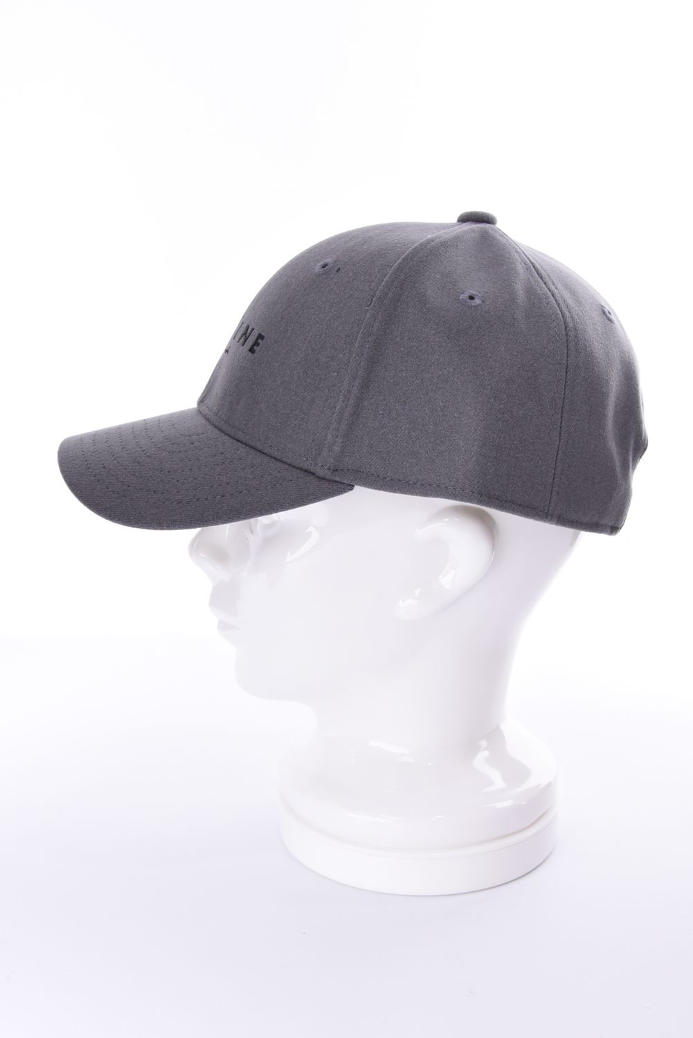 【26AW】 COLLEGE LETTERING CAP / ブランドロゴ刺繍 キャップ (グレー)