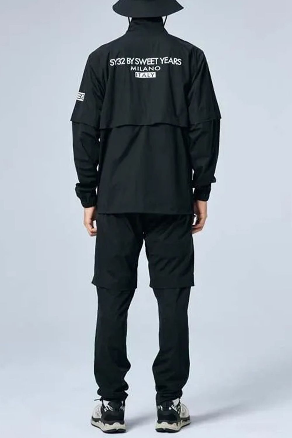 【26SS】【セットアップ】 25L RAIN SET UP / ハイストレッチ 2WAYレインジャケット&パンツ (ブラック)