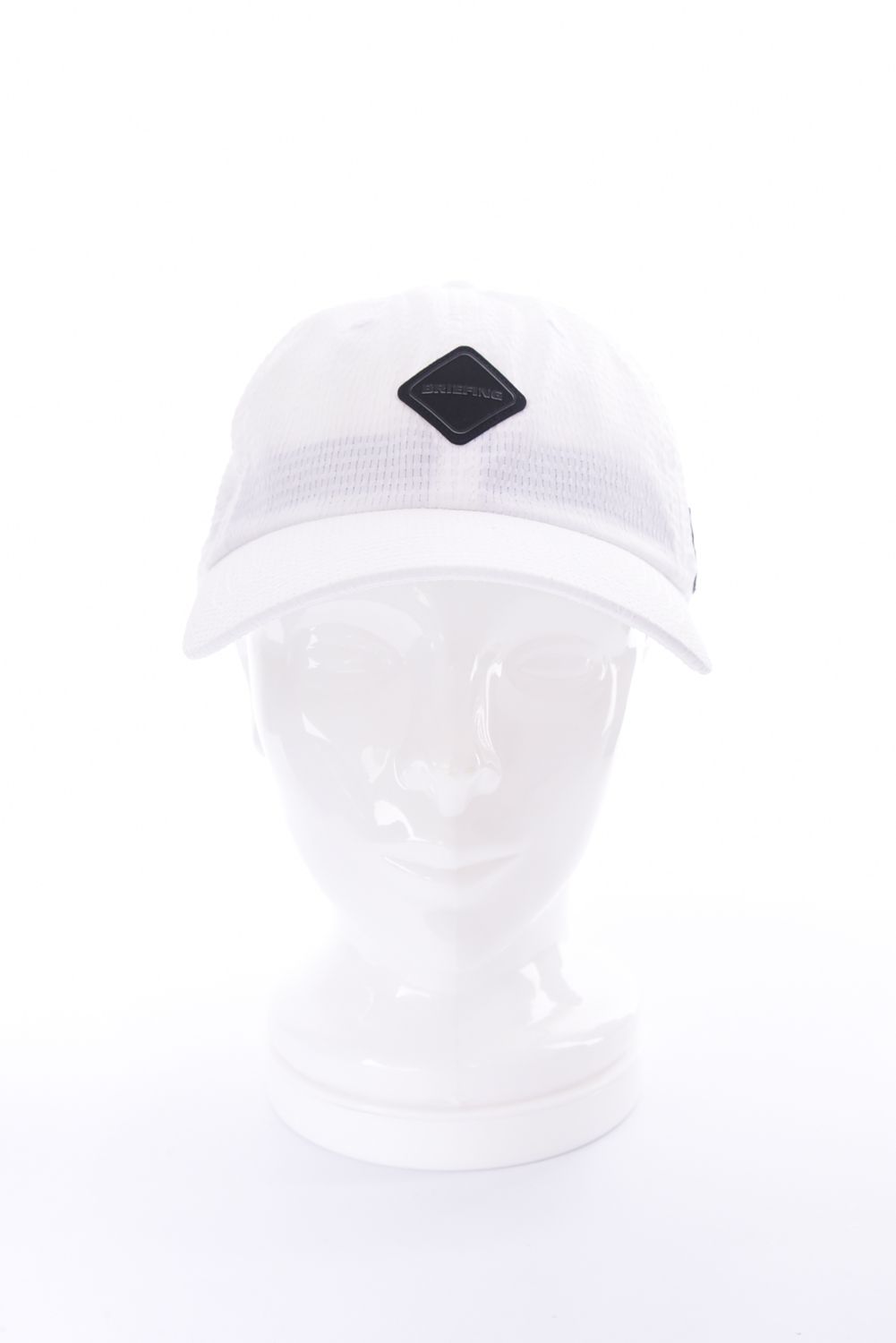 【26SS】 MEN’S SEERSUCKER CAP / シアサッカー ダイヤモンドロゴ キャップ (ホワイト)