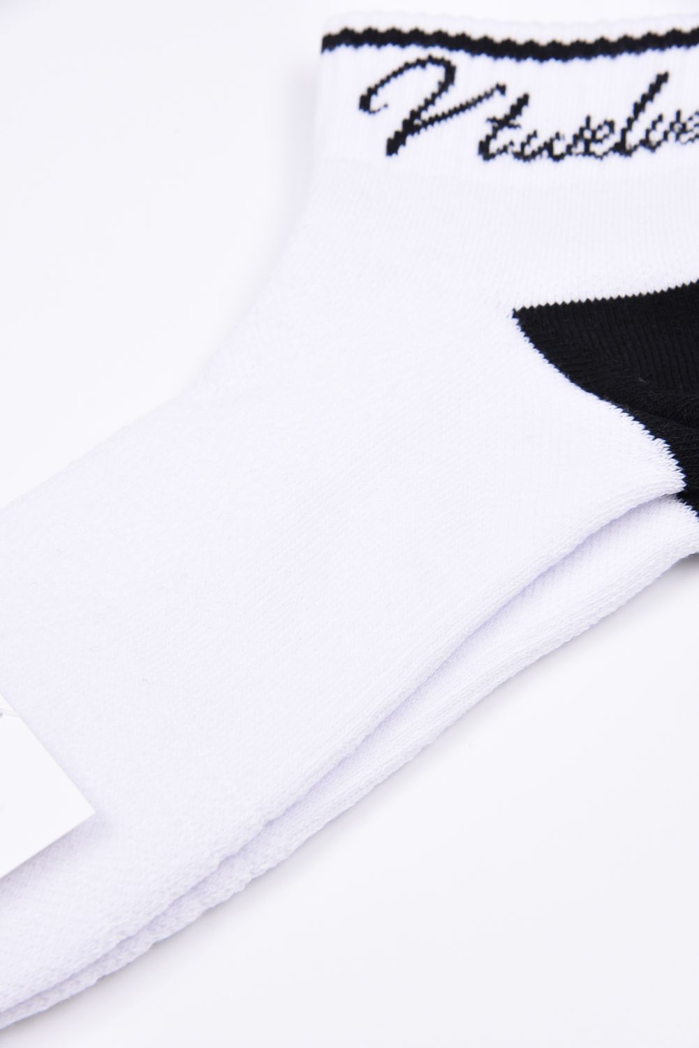 【26AW】 HICKY SOCKS / 筆記体ロゴ ミドルソックス (ホワイト)
