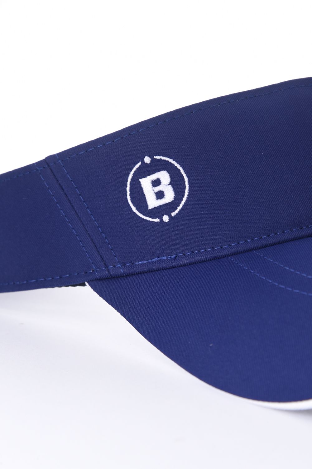 BRIEFING - MENS ROUND LOGO VISOR / ロゴ刺繍 アシンメトリー