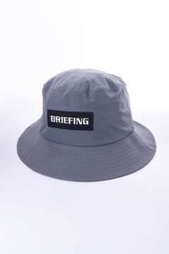 MS WATERPROOF HAT / 刺繍ロゴ  ウォータープルーフ サファリハット (グレー)
