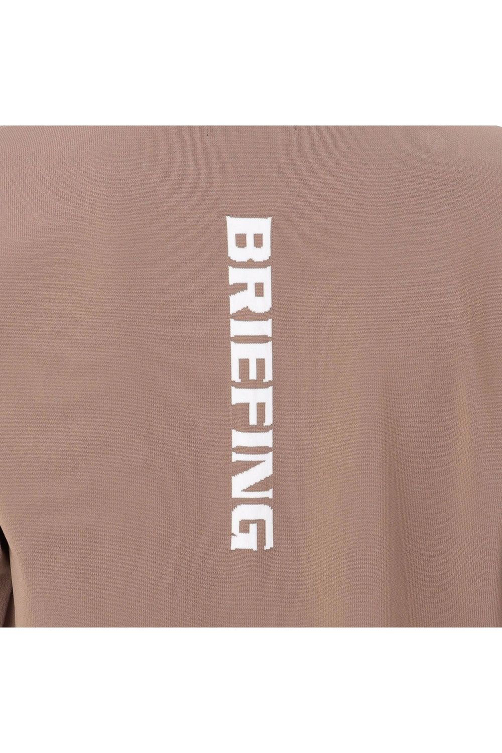 【26AW】 MEN’S PLANE KNIT CREWNECK / ブランドロゴ クルーネックニット (モカ)