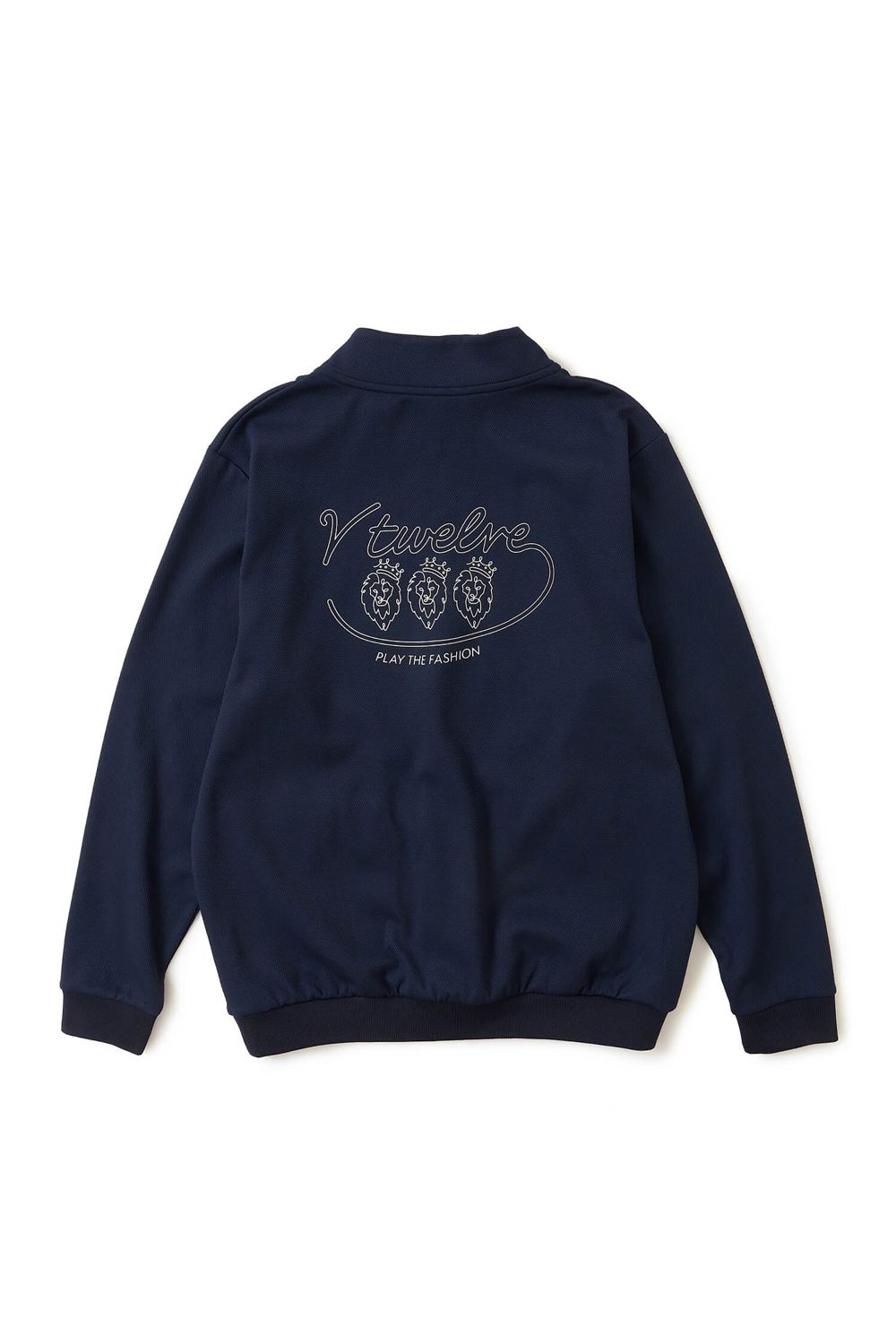 【26AW】 ARC TAG HZ JKT / シボ素材 ハーフジップ スウェット (ネイビー)