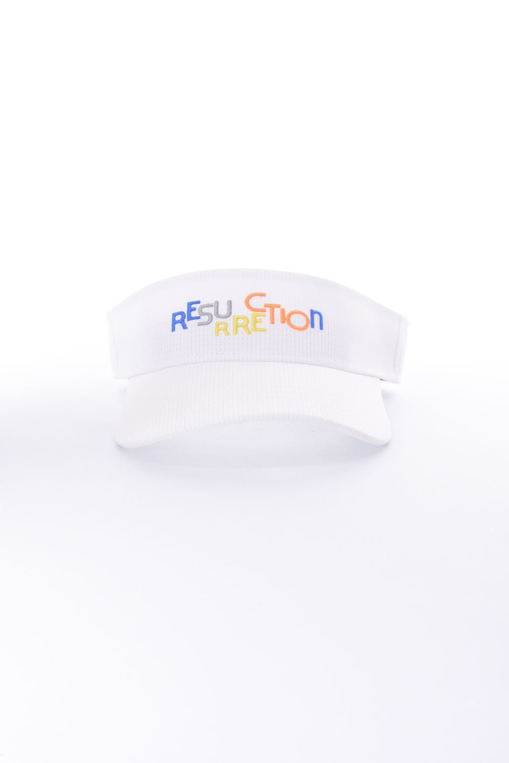 【26SS】 COLORFUL LOGO SUN VISOR / カラフルロゴ刺繍 サンバイザー (ホワイト)
