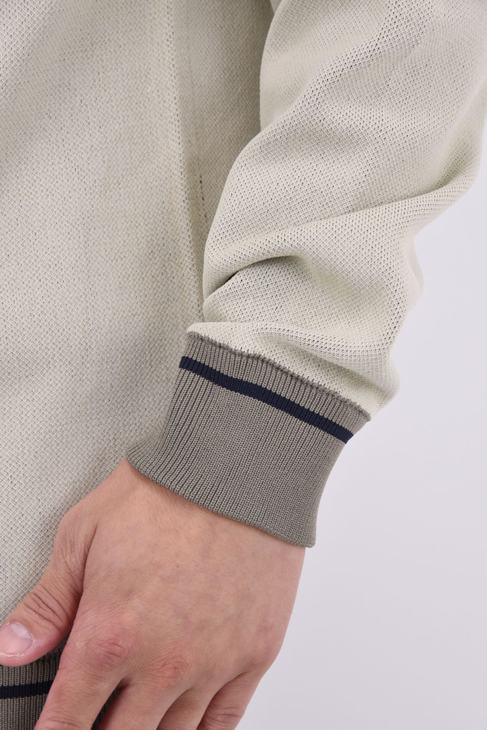 SYG LOGO CREW NECK SWEATER / ビッグロゴ クルーネックニット (ライトベージュ)