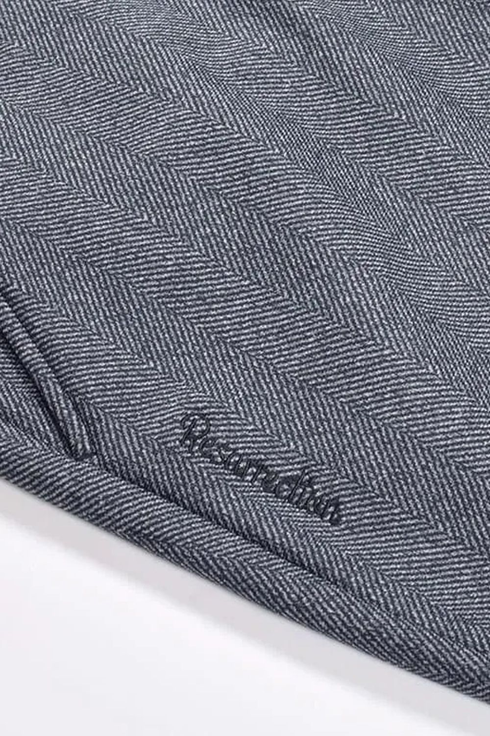 【26AW】  HEAT PERFORMA LONG PANTS / 裏起毛  ヘリンボーン柄 ロングパンツ (ネイビー)*