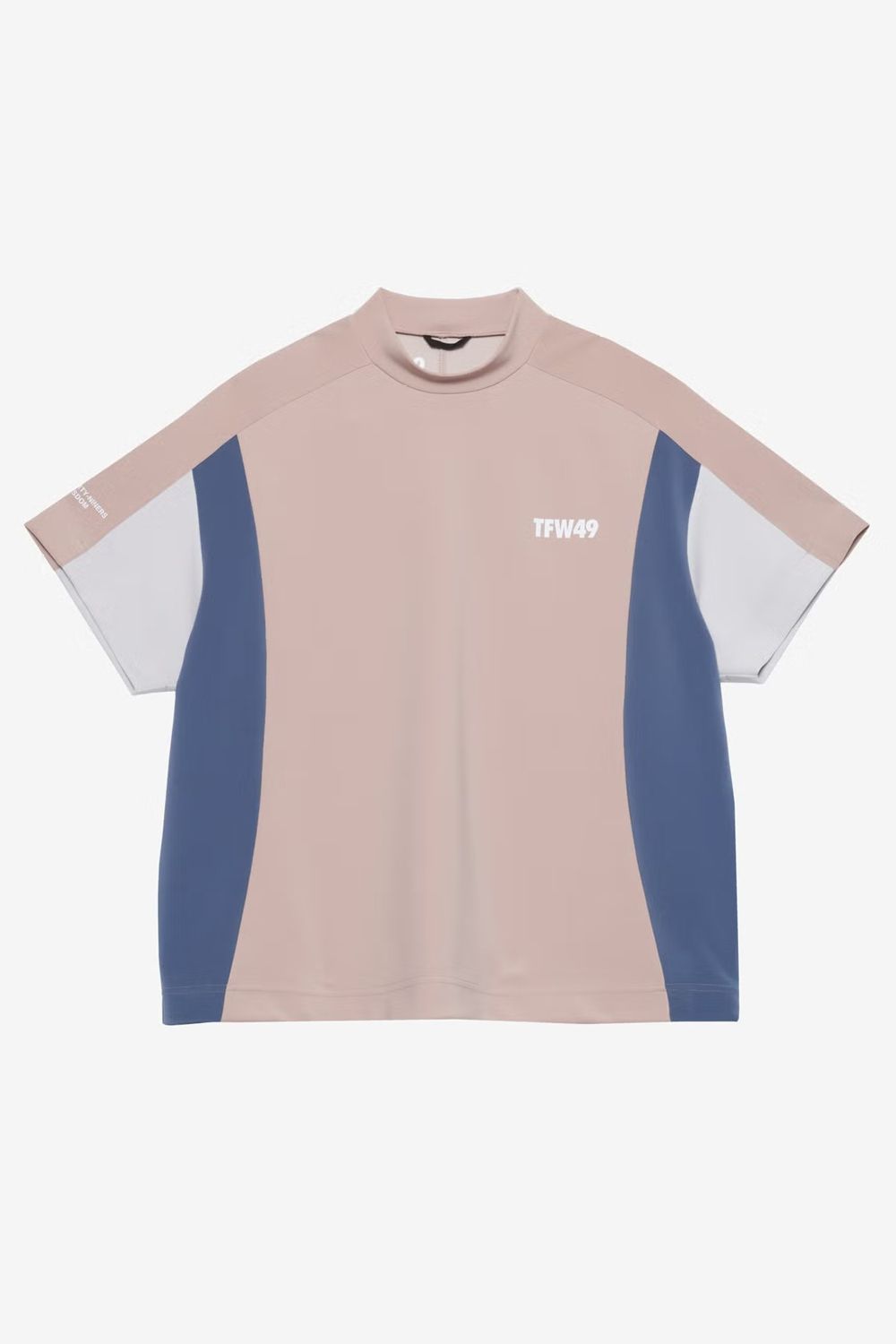 【26SS】【レディース】 RELAX HALF MOCKNECK TEE / モックネックTシャツ (ピンクベージュ)