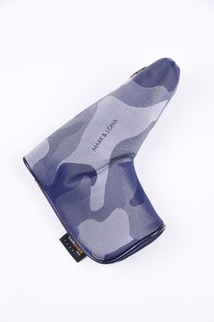 GAUGE CAMO PUTTER COVER / コーデュラナイロン エナメルコンビネーション ピンタイプ パターカバー (ネイビー)