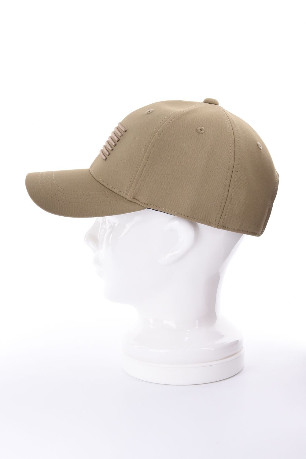 【26AW】 MEN’S BG FLAG CAP / フラッグモチーフ刺繍 キャップ (ベージュ)