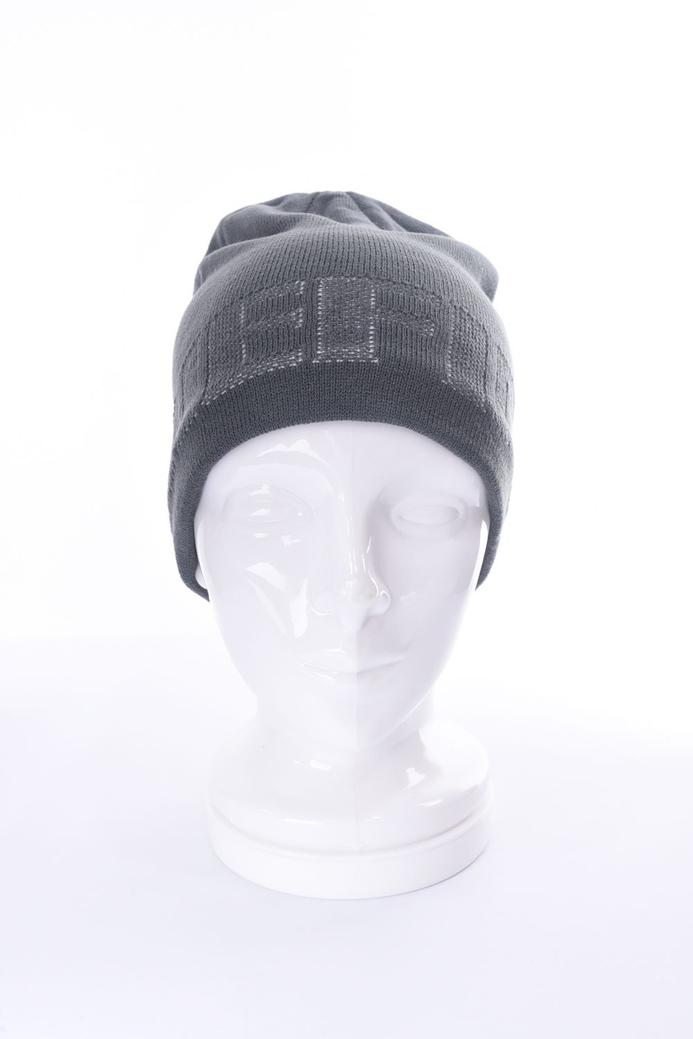 LOGO BEANIE / ロゴ ビーニー チャコール