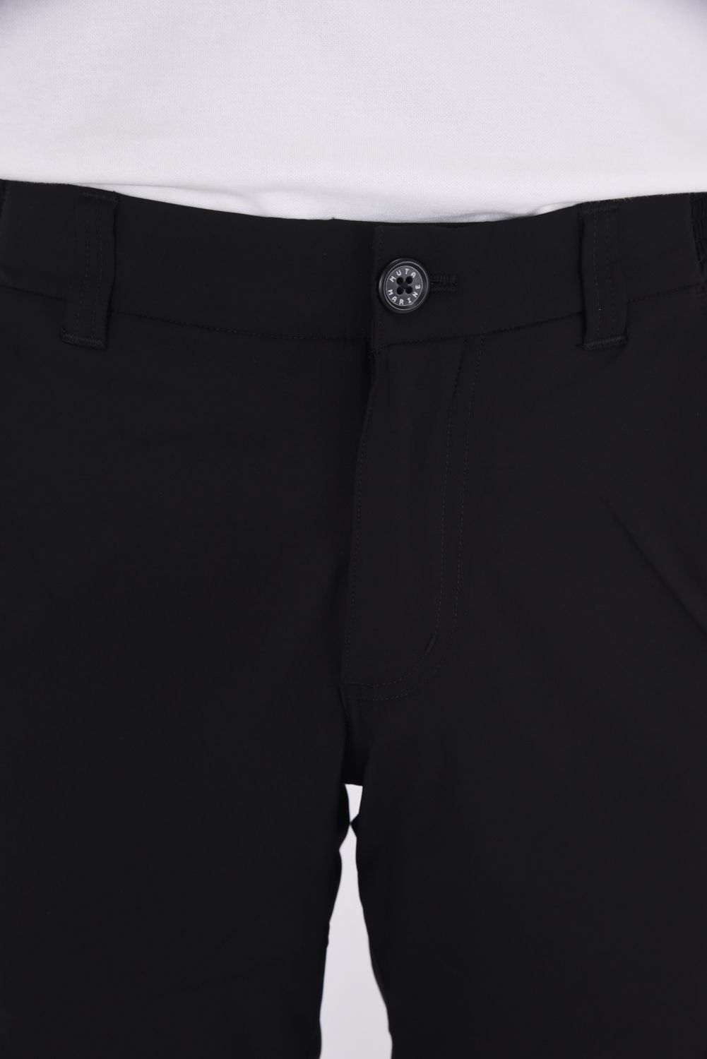 【25AW】 LIPSTOP STRETCH LONG PANTS / ブランドロゴ刺繍 ロングパンツ (ブラック)