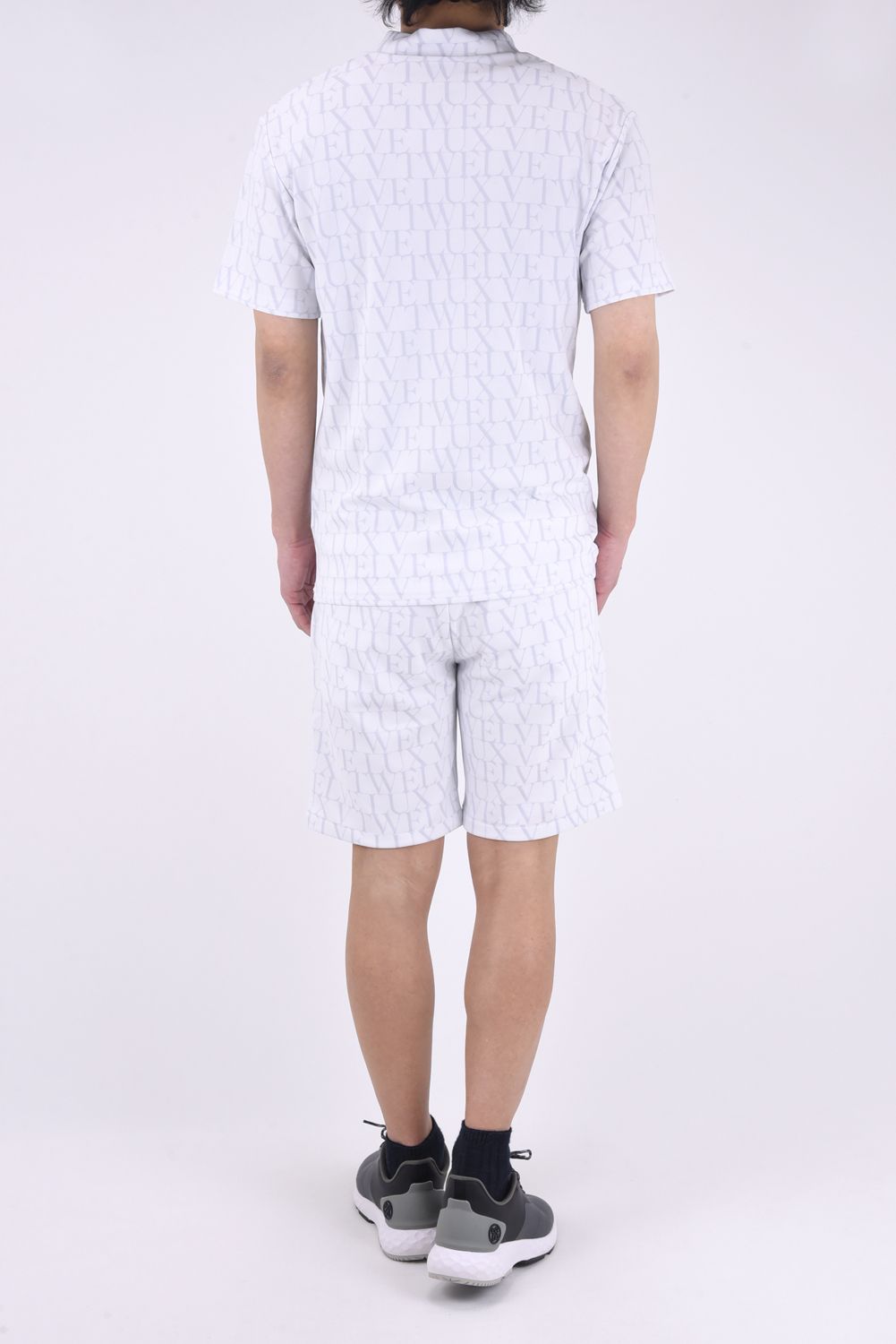 V12 - 【V TWELVE LUX】 LX ALL LETTER SHORTS / ロゴ総柄 ショート 