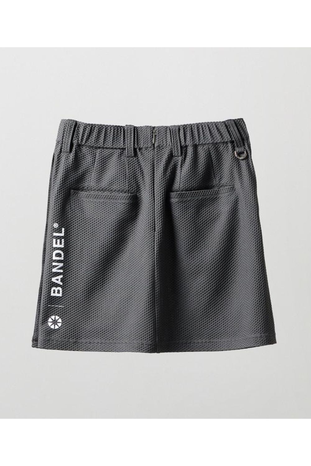 【26SS】【レディース】 DRY WAFFLE STRETCH TIGHT SKIRT / ドライワッフル サイド切り替え タイトスカート (チャコールグレー)