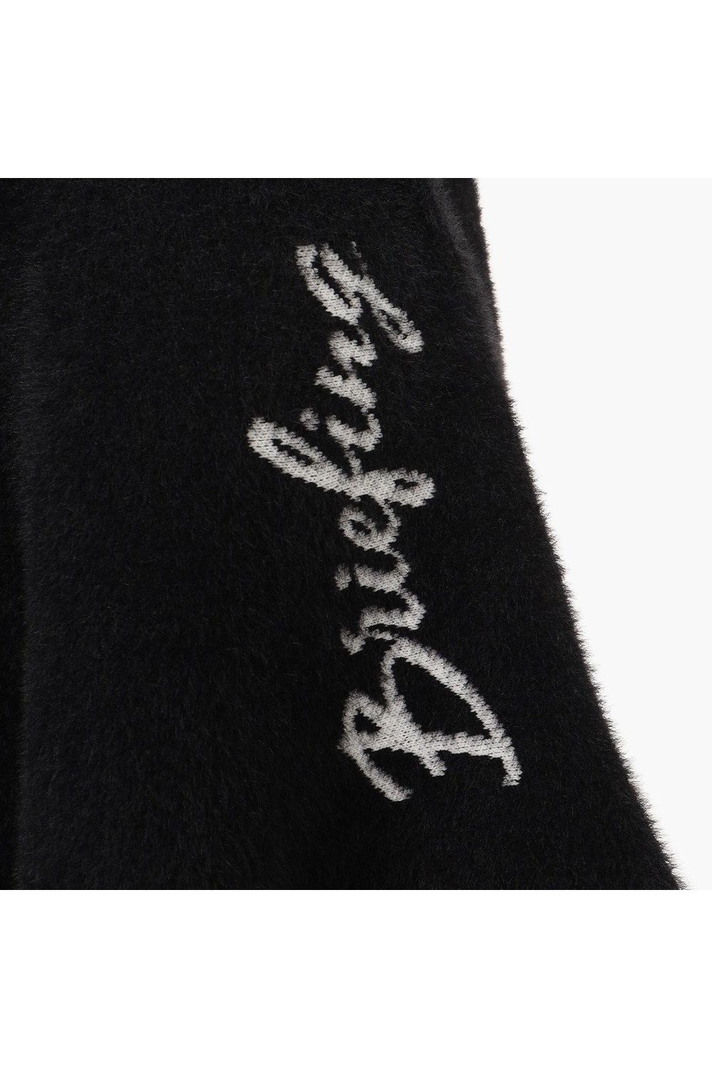 【26AW】【レディース】 WOMEN’S SHAGGY KNIT FLARE SKIRT / フレアシルエット シャギーニットスカート (ブラック)