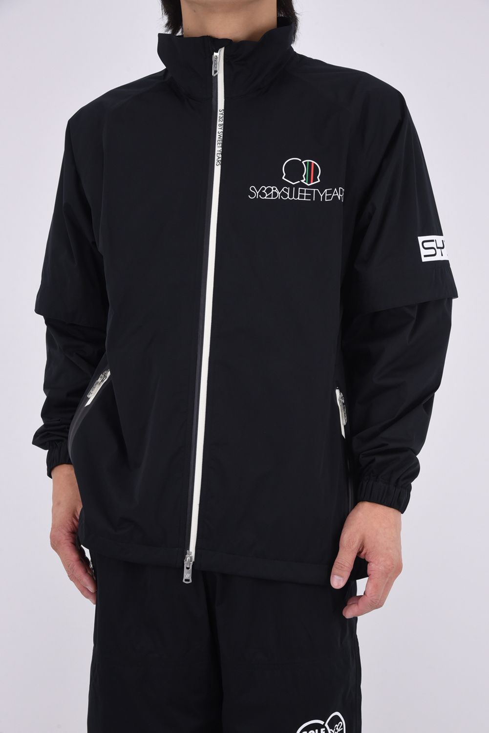 【26SS】【セットアップ】 25L RAIN SET UP / ハイストレッチ 2WAYレインジャケット&パンツ (ブラック)