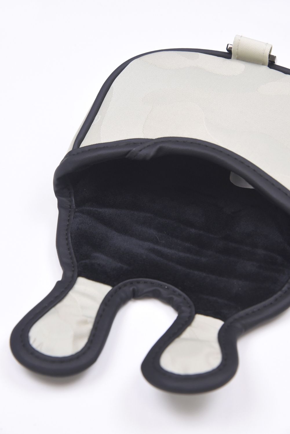 PREMIUM GAUGE MALLET COVER / コーデュラナイロン レザーパイピング オリジナルカモジャカード マレットタイプ パターカバー (アイスグレー)