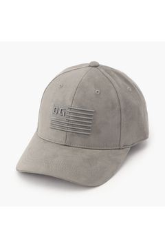 SUEDE CAP / スウェード生地 キャップ (グレー)