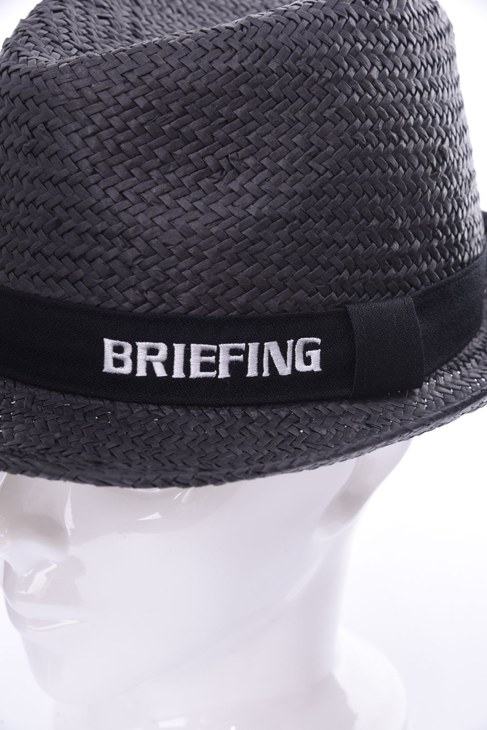 BRIEFING - MS STRAW HAT / ロゴ ペーパー素材 ストローハット
