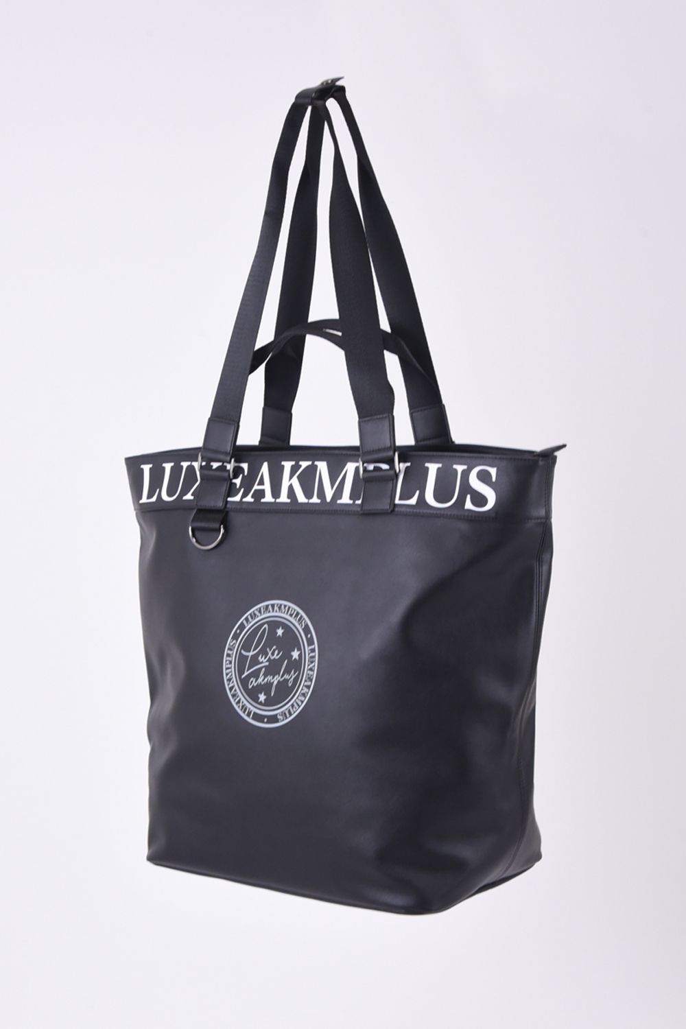 【プレゼント好適品】 GOLF BIG BAG / サークルロゴ トートバッグ ブラック