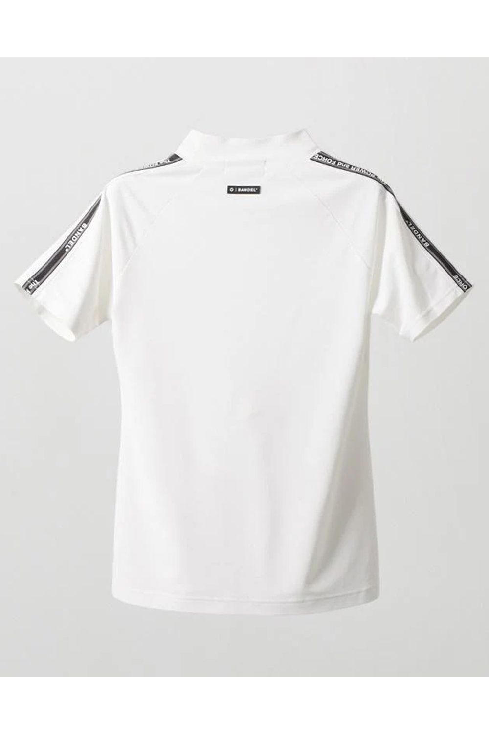 【26SS】 【レディース】 CONCEPT NOTES TAPING MOCK NECK / カノコ素材 デザインテープ モックネックTシャ (ホワイト)