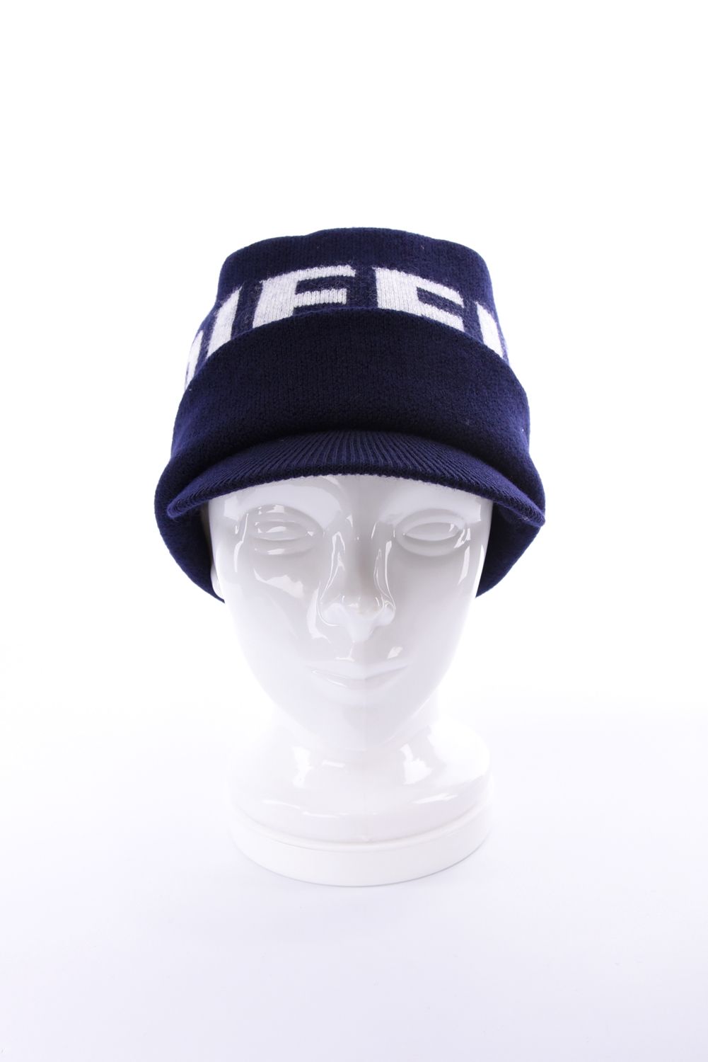 【26AW】 MEN’S WR WOOL KNIT WORK CAP / ブランドロゴ ワークキャップ (ネイビー)