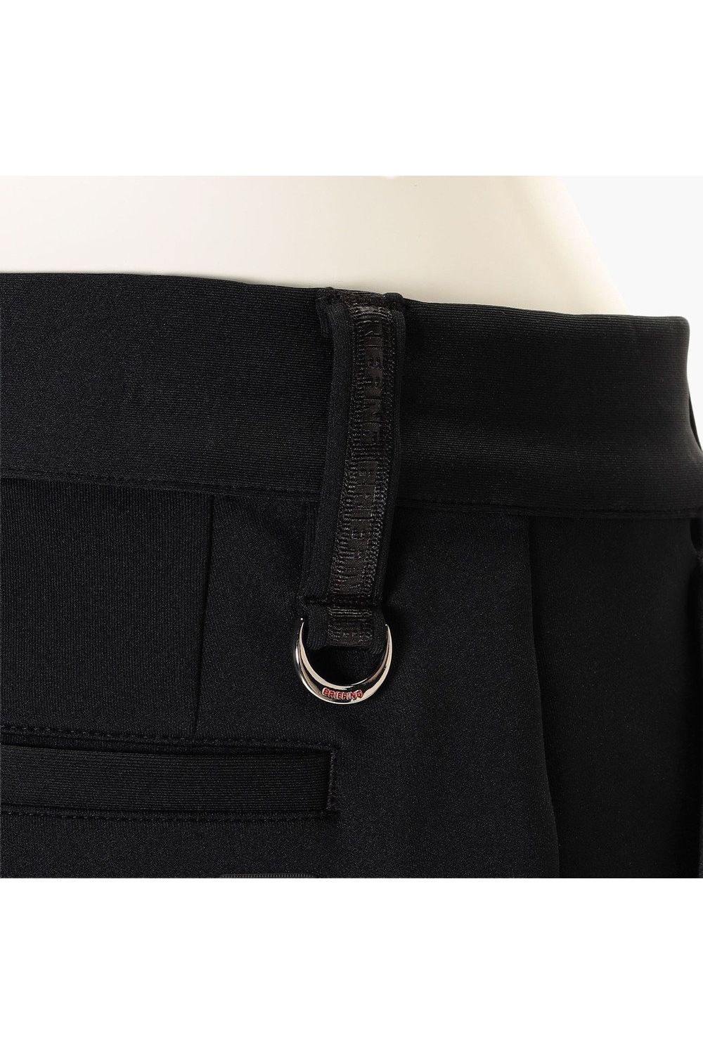 【26AW】【レディース】 WOMEN’S STITCHED 3D LOGO SLIM PANTS / ストレッチジャージ 3Dステッチロゴ スリムロングパンツ (ブラック)