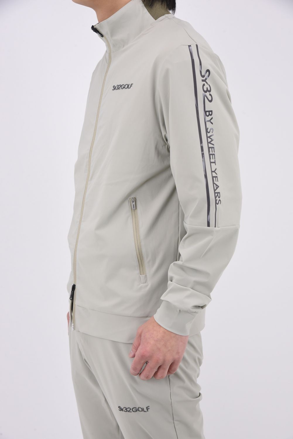 【26SS】 CARVICO STRECH JK / カルビコ ストレッチ ジップアップジャケット (ベージュ)