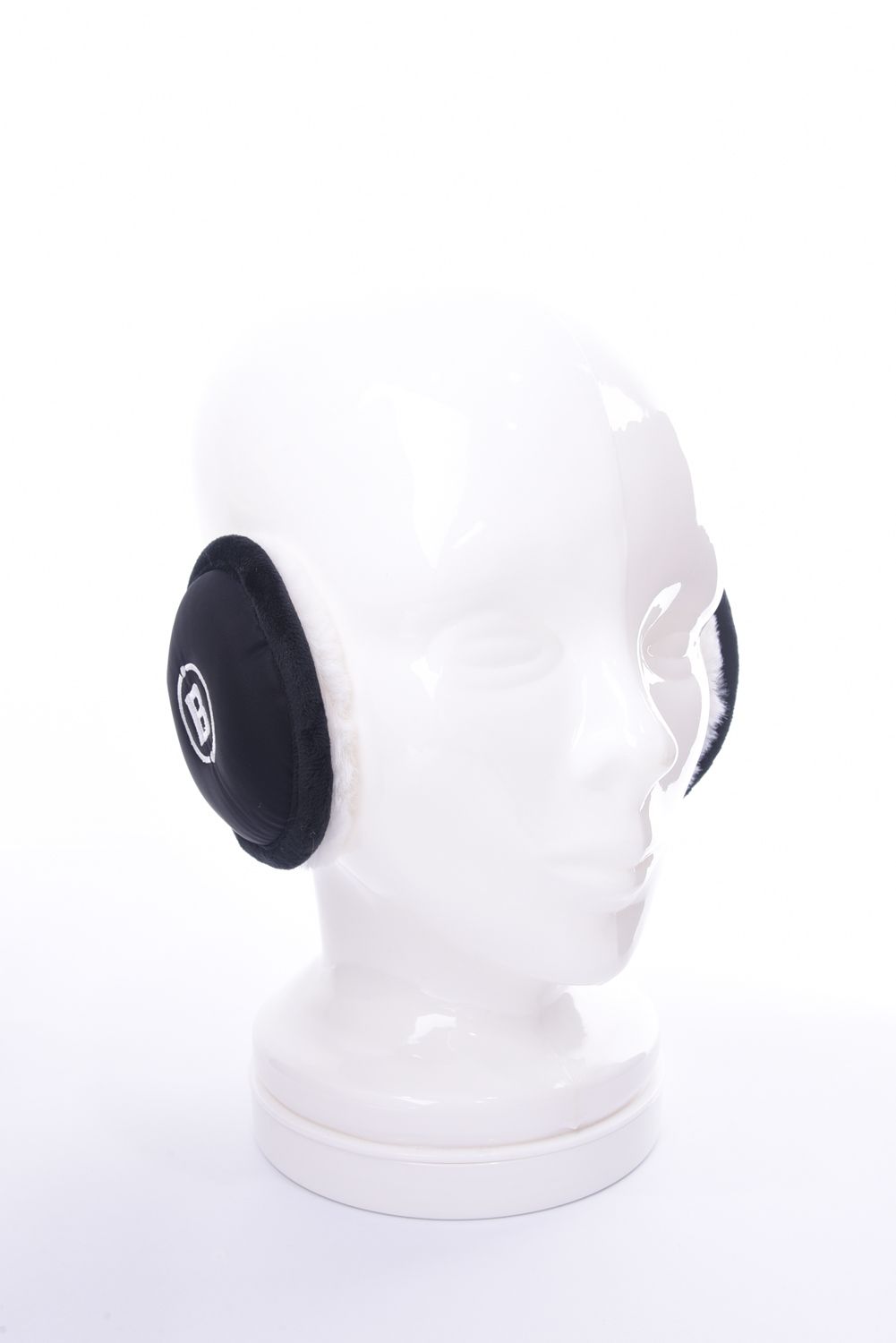 TWILL EAR MUFF / ロゴ ボア イヤーマフ (ブラック)