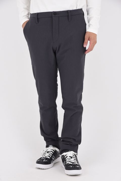 【25AW】 MEN'S WARM BASIC PANTS / ストレッチ ベーシックロングパンツ (チャコール)