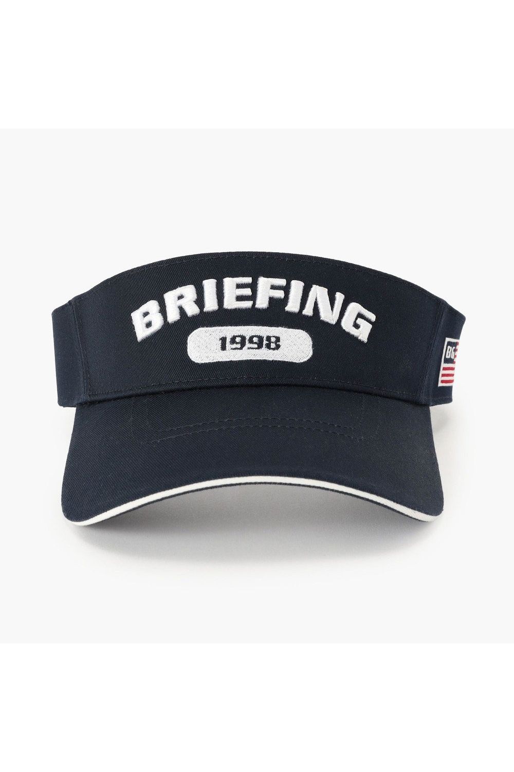【26AW】 MEN’S COLLEGE LOGO VISOR / カレッジロゴ刺繍 サンバイザー (ネイビー)