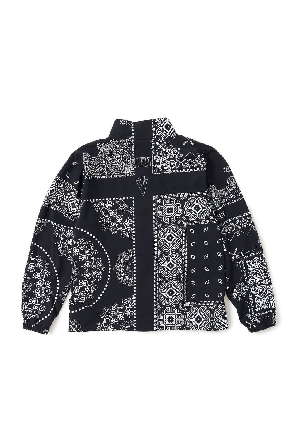 【26AW】 【レディース】 MOLD BAN JKT / バンダナ総柄 バックモールドロゴ ナイロンジャケット (ブラック)