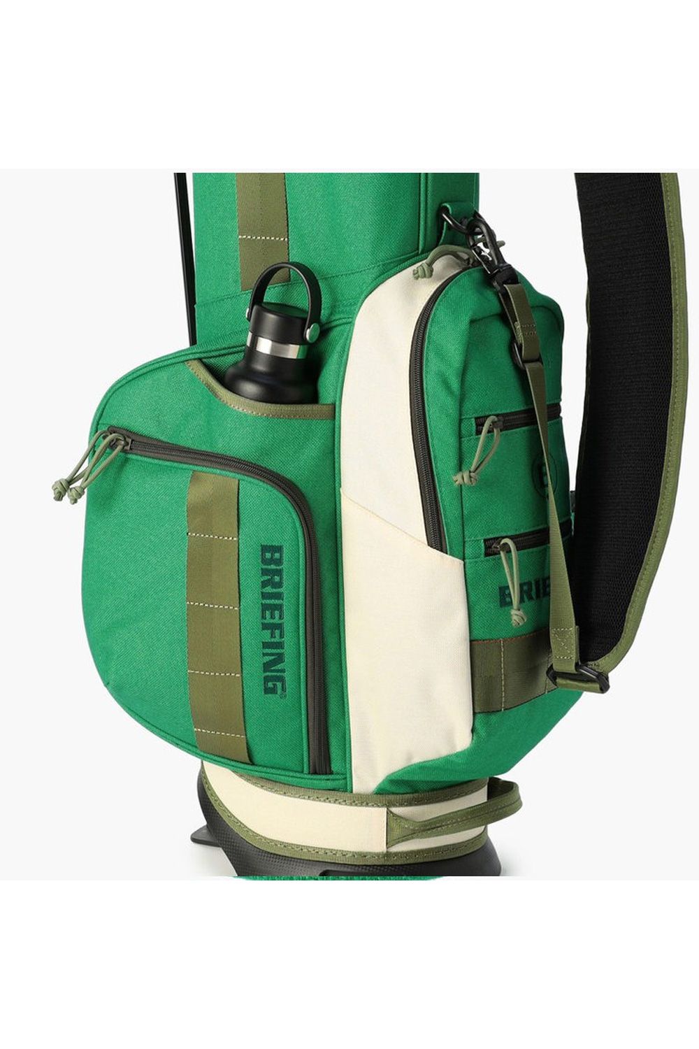 【銀行振込・代金引換不可】【返品・交換不可】 CR-8 #02 / スタンドタイプ キャディバッグ (グリーン/アイボリー)