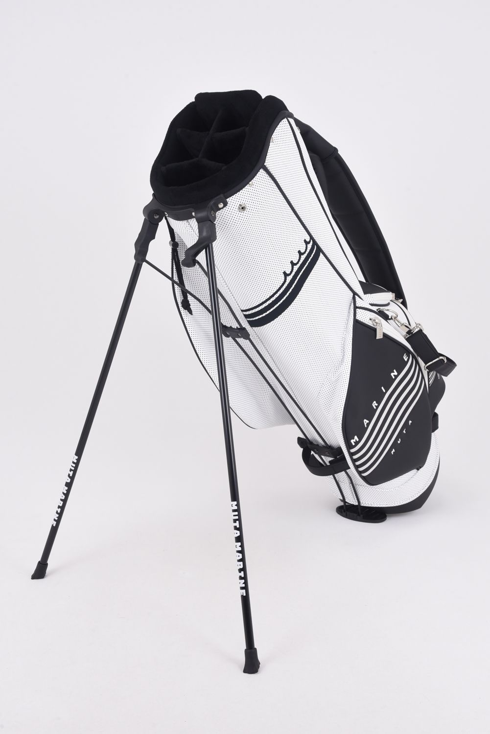 【銀行振込・代金引換不可】【返品・交換不可】 CADDY BAG / CONTINUA バイカラー キャディバッグ (ホワイト)