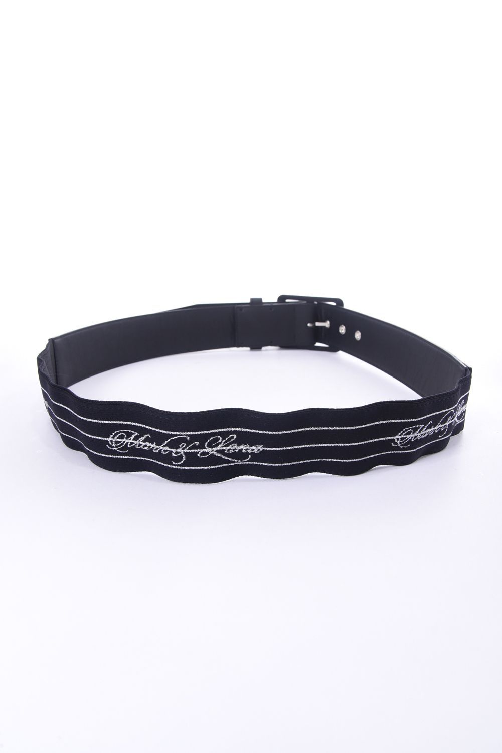 MARK&LONA ベルト MARK&LONA - REV MARKER BELT / ブランドロゴ スカルスタッズ