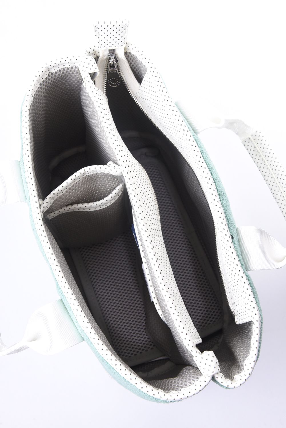 【26SS】 PILE PARTITION TOTE BAG / パイル生地 パーテーショントートバッグ (ライトグリーン)