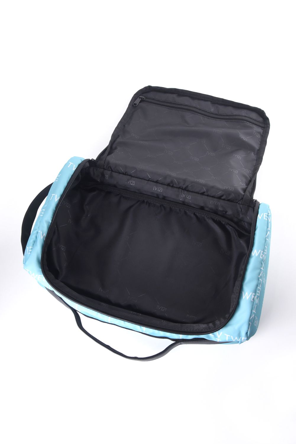 【26SS】 TYPO GRID SHOES CASE / ブランドロゴ シューズケース (ターコイズ)