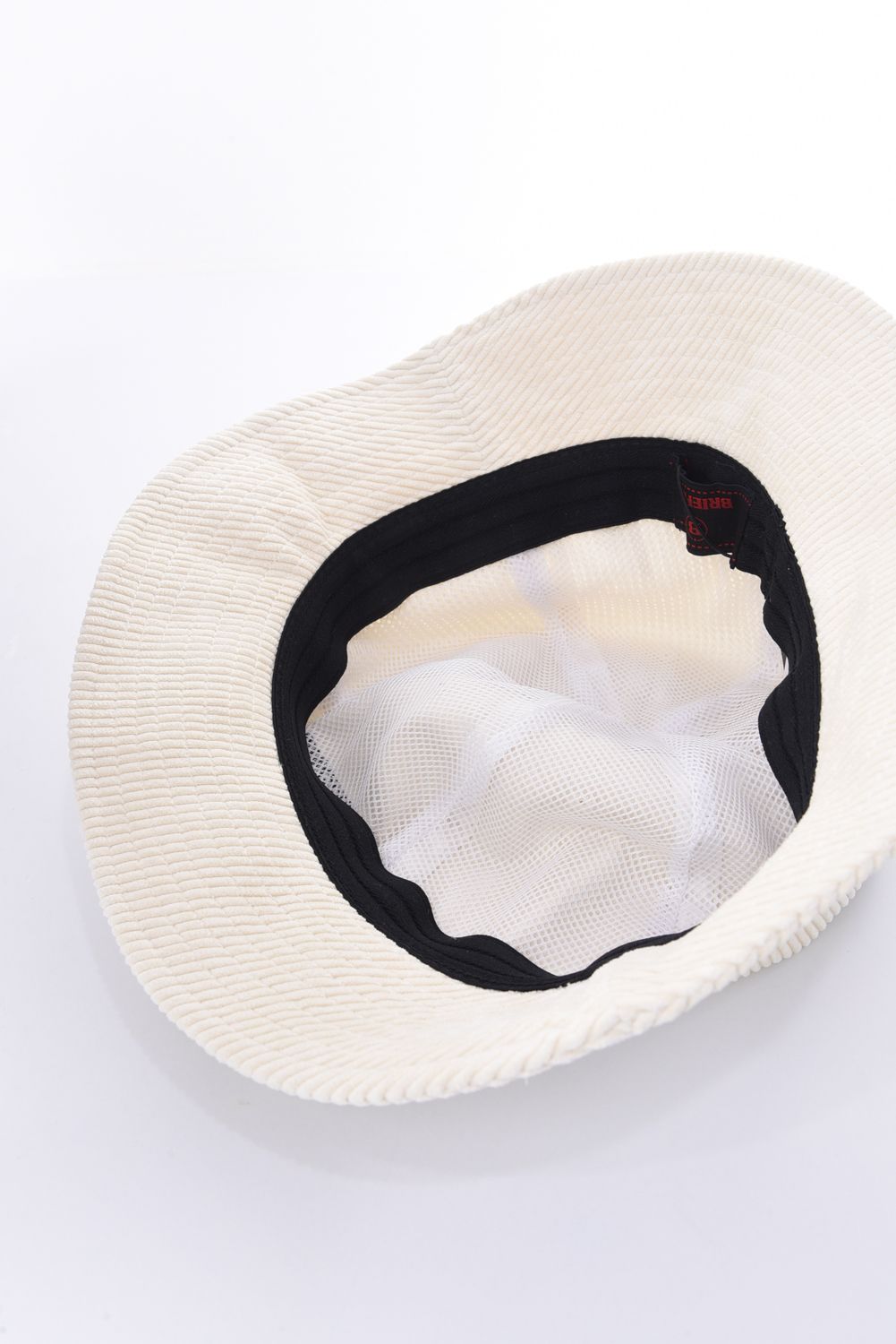 CORDUROY BELL HAT / ブランドロゴ コーデュロイ ベルハット アイボリー