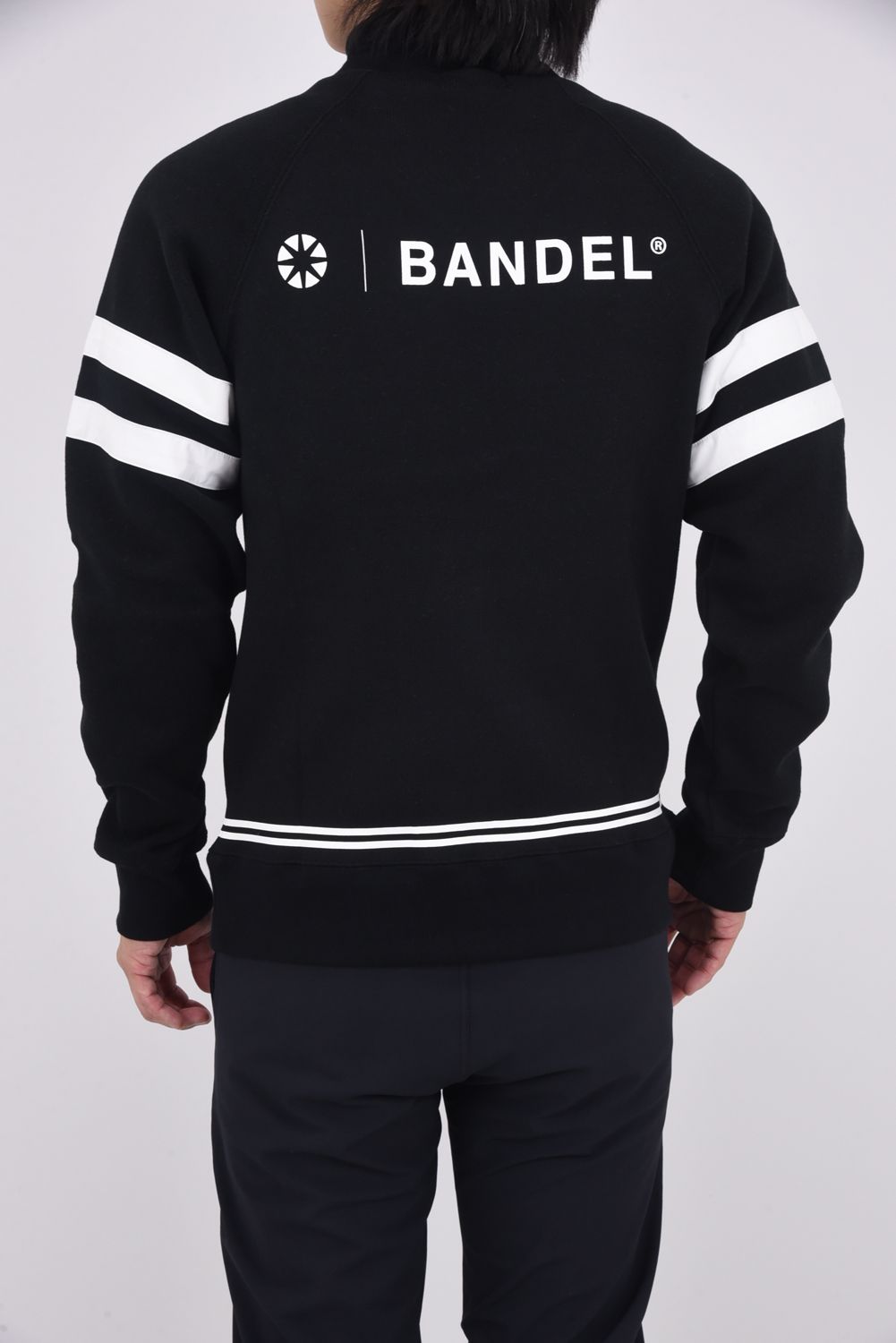 【25AW】 LAYERED HIGH NECK KNIT / フェイクレイヤード ハイネックニット (ブラック)