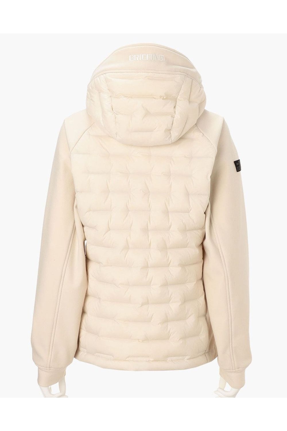 【25AW】【レディース】 WOMEN’S HYBRID DOWN PARKA / ストレッチタフタ ダイヤモンドロゴ ハイブリッドダウンジップパーカー (ベージュ)